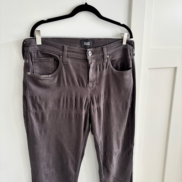 PAIGE Denim Transcend Federal Slim Straight Jean Twilight Truffle Size 34 x 32 - Picture 4 of 14